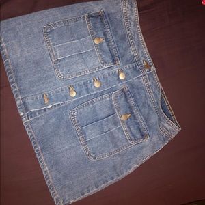Forever21 blue jean skirt
